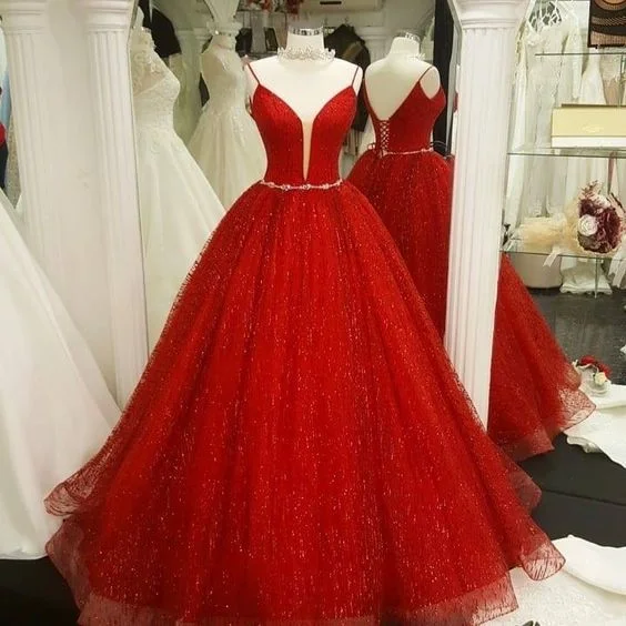 Asymmetric DressGenerous Spaghetti Straps Red A-line Prom Dresses,Formal Dress Y1261 Asymmetric DressGenerous Spaghetti Straps Red A-line Prom Dresses,Formal Dress Y1261