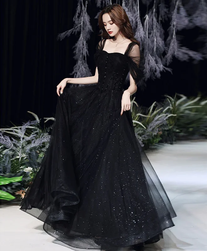 women's cinched-waist dressesBlack Tulle Off Shoulder Long Prom Dress, Black Formal Graduation Dresses Y1131 women's cinched-waist dressesBlack Tulle Off Shoulder Long Prom Dress, Black Formal Graduation Dresses Y1131