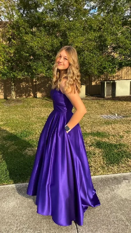 Body-Hugging DressSimple Purple Spaghetti Straps Prom Dress,A-line Graduation Dress Y913 Body-Hugging DressSimple Purple Spaghetti Straps Prom Dress,A-line Graduation Dress Y913