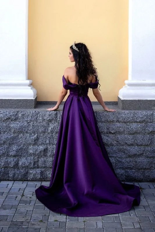 women's cocktail dressesPurple Satin Evening & Prom Dress,Custom Corset Bridesmaid Dress Y865 women's cocktail dressesPurple Satin Evening & Prom Dress,Custom Corset Bridesmaid Dress Y865