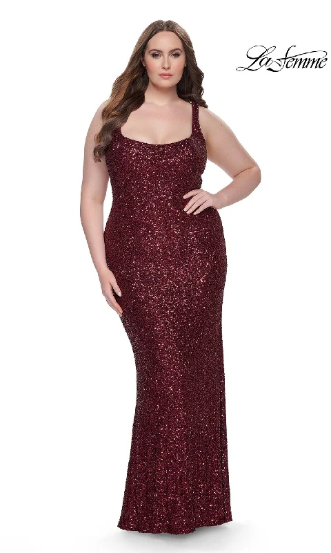 Asymmetric DressLa Femme Long Prom Dress 31630