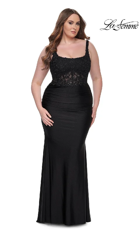 women's tall dressesLa Femme Long Prom Dress 31273