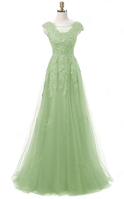women's denim dressesA Line Scoop Neck Tulle Floor Length Appliques Lace Light Green Long Prom Dress Y834 women's denim dressesA Line Scoop Neck Tulle Floor Length Appliques Lace Light Green Long Prom Dress Y834