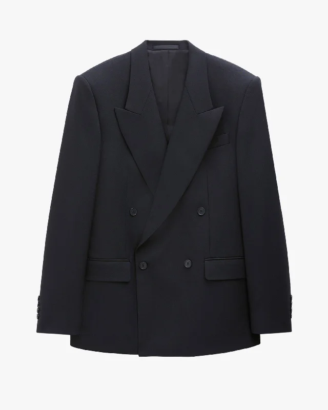 Fashionable Men's Denim JacketsBoxy Wool Blazer