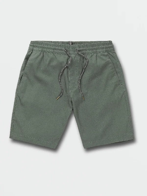 Men's Casual Pants for Everyday WearFrickin Elastic Waist Shorts - Dark Forest