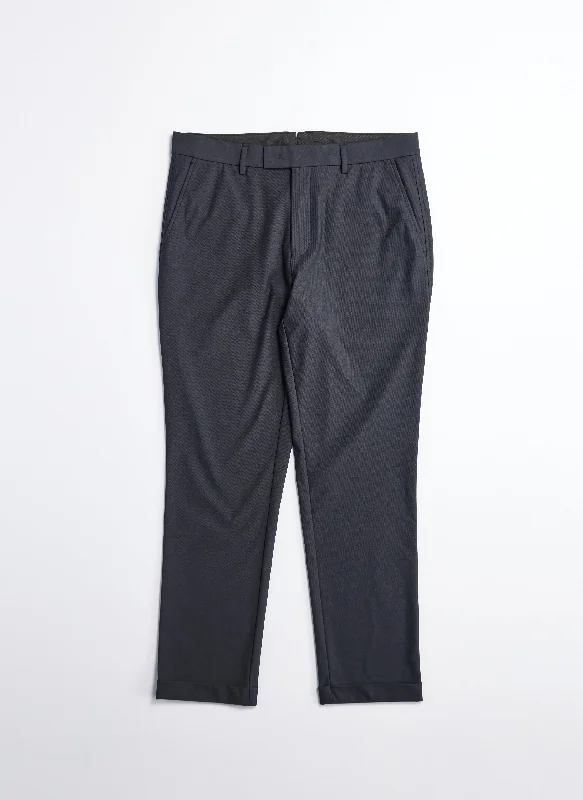 Men's Pants with Hidden ButtonsWonder Shape (Move) Ankle Length Slim (P-03)