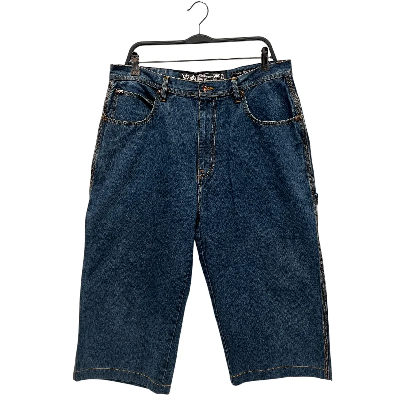 Men's Ripped JeansECKO UNLTD/Shorts/34/Denim/IDG/BAGGY Y2K CARPENTER