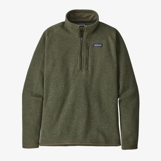 Men's Coats with Modern CutsPatagonia Better Sweater 1/4 Zip Jacket-Industrial Green