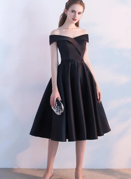 women's boho dressesSimple Black Satin Short Sweetheart Party Dress, Black Homecoming Bridesmaid Dress cg21795 women's boho dressesSimple Black Satin Short Sweetheart Party Dress, Black Homecoming Bridesmaid Dress cg21795