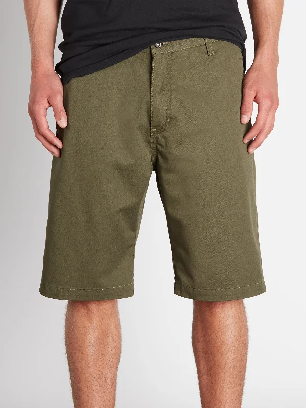 Men's Elastic-Waisted Pants for Easy MovementVmonty Shorts - Military