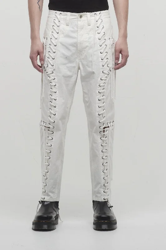 Men's Pants with Patch PocketsCraig Green Deconstructed Laced Trouser