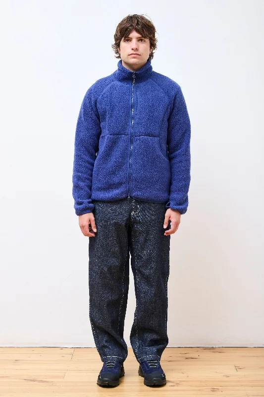 High-Quality Men's Duffle CoatsThermal Boa Fleece Jacket Blue