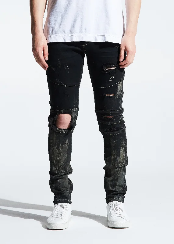 Designer Men's JeansMontana Denim (Black Rust)