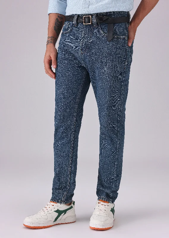 Dark Indigo Men's JeansDark Wash Carrot Fit Jeans