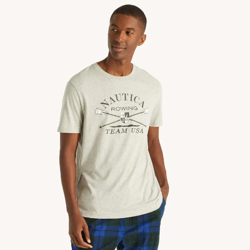 Men's Sweaters with Shawl CollarsNautica Mens Rowing Sleep T-Shirt