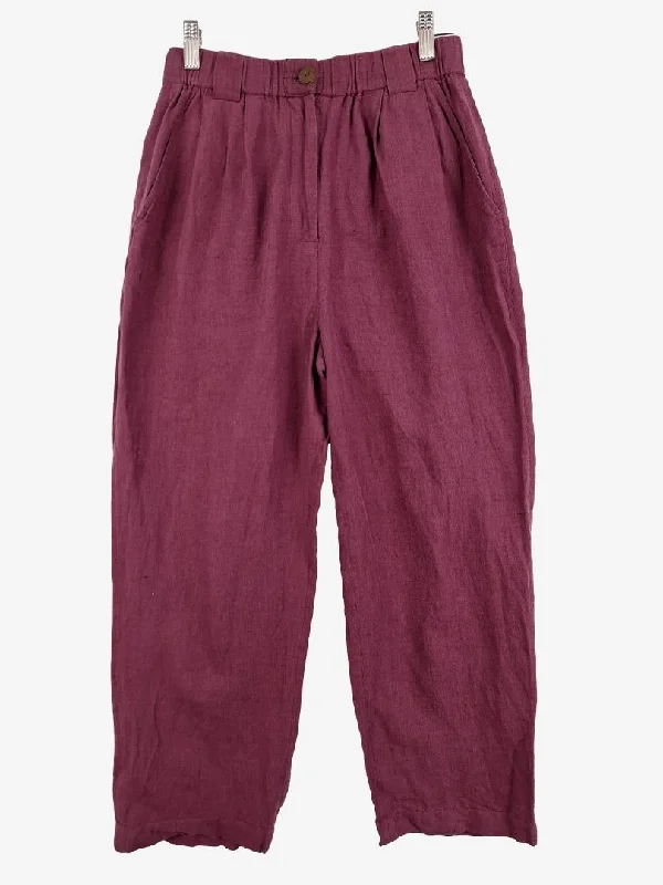 Workwear Men's JeansGorman Plum Linen Blend Everyday Pants Size 8