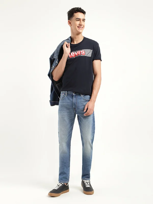 Men's Jeans with Embroidered LogosMen's 512 Indigo Slim Tapered Fit Jeans