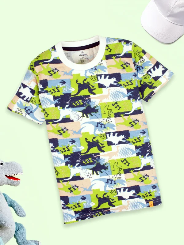 Men's Sweaters with A-Line ShapesBoys 100% Cotton All Over Diano Printed Half Sleeve Round Rib Neck Tee Men's Sweaters with A-Line ShapesBoys 100% Cotton All Over Diano Printed Half Sleeve Round Rib Neck Tee