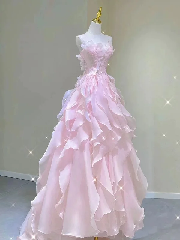 Peplum Hem DressPink princess evening dress, fairy party dress, girl’s birthday flower dress, Sweet 16 Quinceanera Dress cg25009 Peplum Hem DressPink princess evening dress, fairy party dress, girl’s birthday flower dress, Sweet 16 Quinceanera Dress cg25009