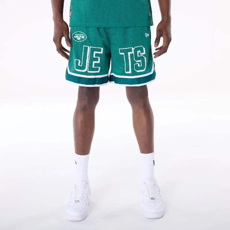 Breathable Men's Athletic ShortsNew York Jets NFL Mesh Green Shorts