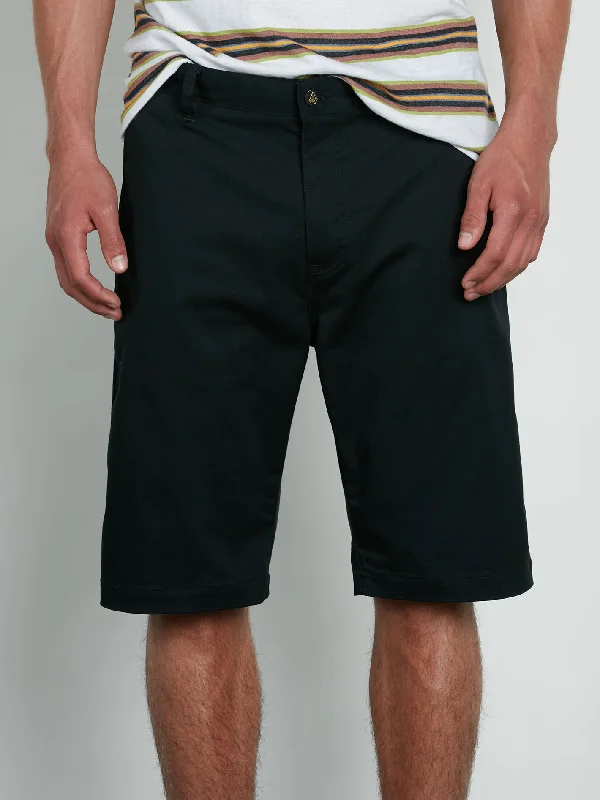 Men's Pants with Back PocketsVmonty Stretch Shorts - Black