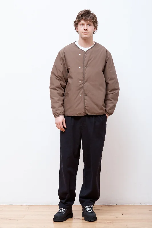 Men's Coats for LayeringReversible Down Cardigan Khaki Beige