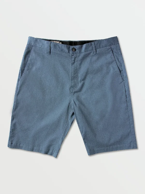 Men's Pants with Flat-Front DesignsVmonty Stretch Shorts - Heather Blue
