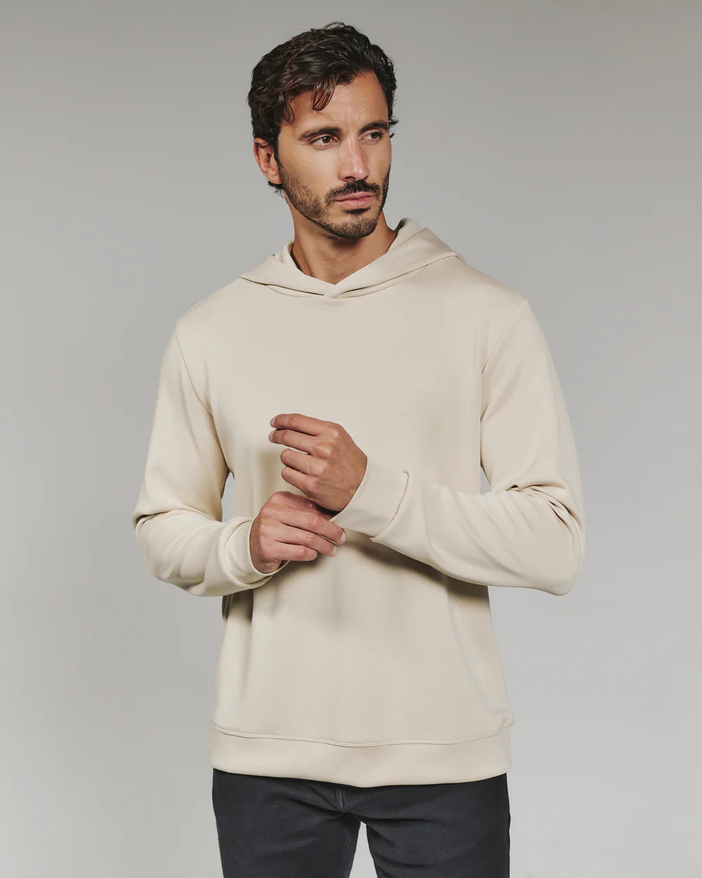 Functional Men's Ski JacketsREV™ Hoodie - Beige