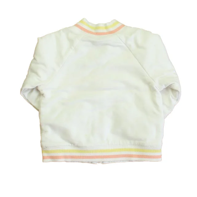 Fitted Men's Slim-Fit SweatersJanie and Jack Girls White | Yellow Lemon Sweatshirt