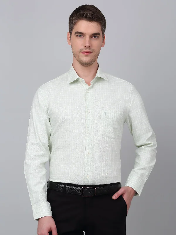 Men's Crew Neck T-Shirts for Everyday WearMen's Green Formal Small Checks Full Sleeve Shirt Men's Crew Neck T-Shirts for Everyday WearMen's Green Formal Small Checks Full Sleeve Shirt