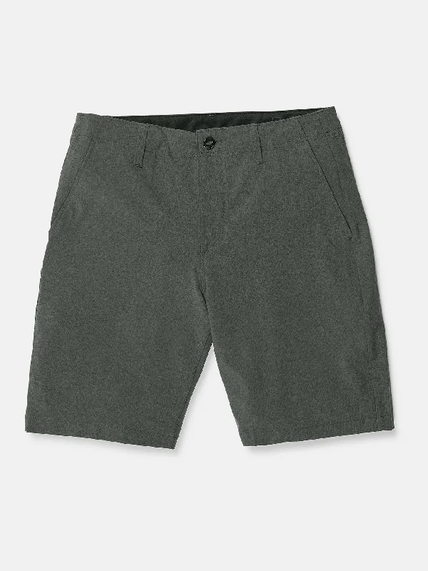 Men's Pants with Embroidered DesignsKerosene Hybrid Shorts - Charcoal Heather