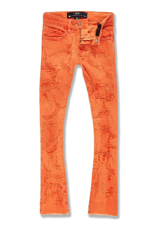 XL Men's JeansKids Stacked Santorini Denim (Creamsicle)