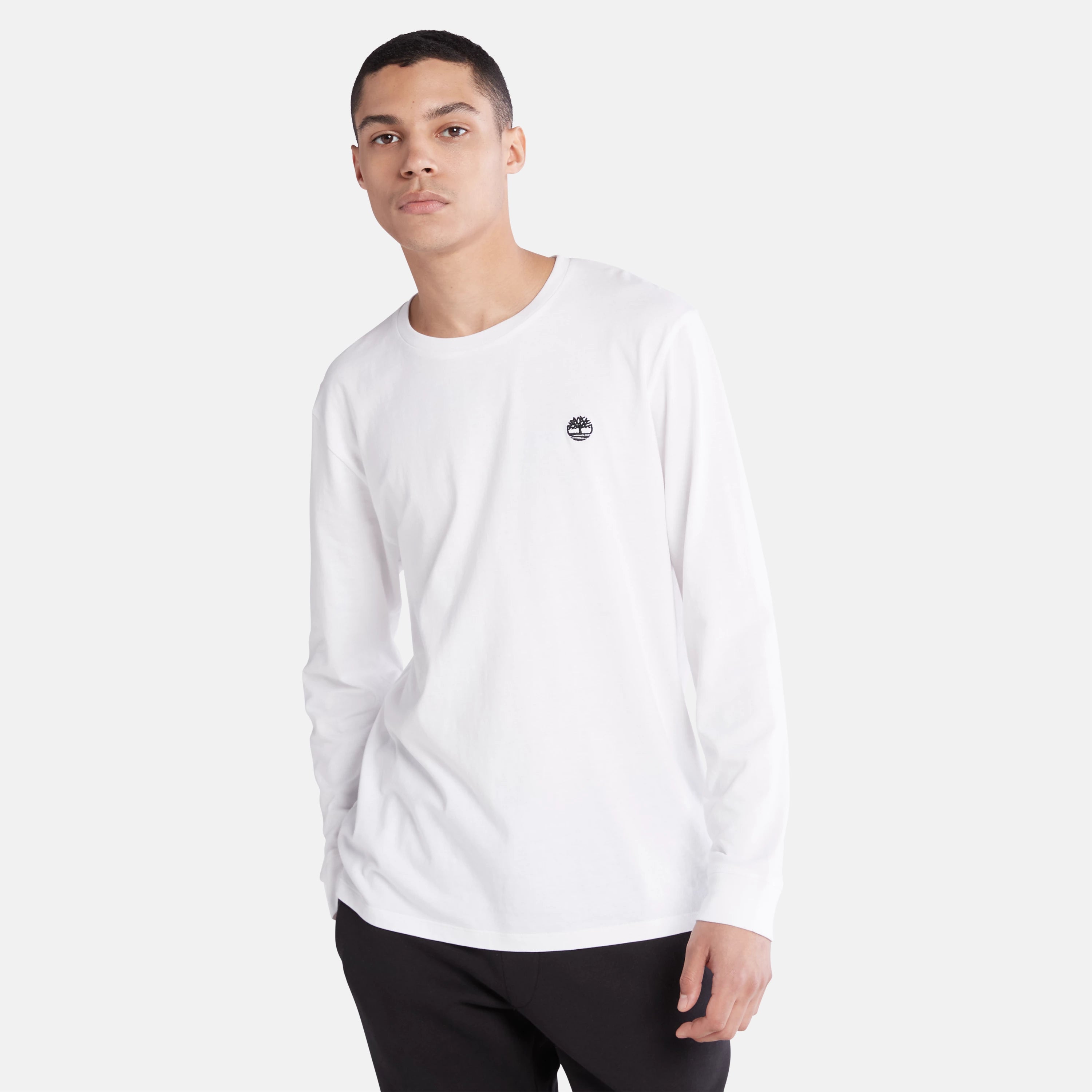 Men's Sweaters in Earthy TonesMen's Tree-Logo Long-Sleeve T-Shirt