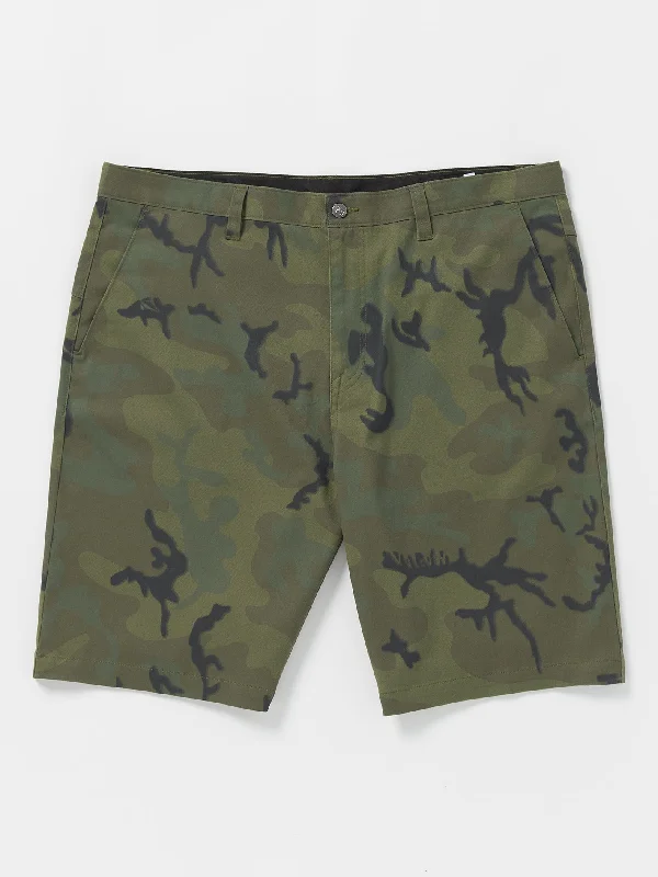 Men's Casual Pants for Everyday WearVmonty Stretch Shorts - Green Combo