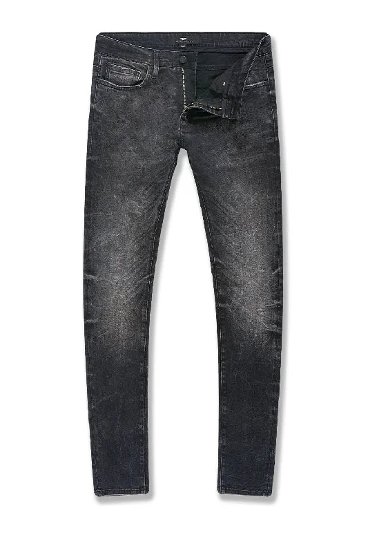 Men's Jeans for Office WearBig Men's Sean Grassroots Denim (Black Shadow)