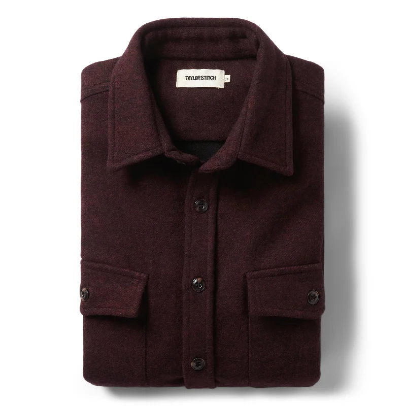 Men's Coats for Dressy OccasionsThe Maritime Shirt Jacket in Port Twill