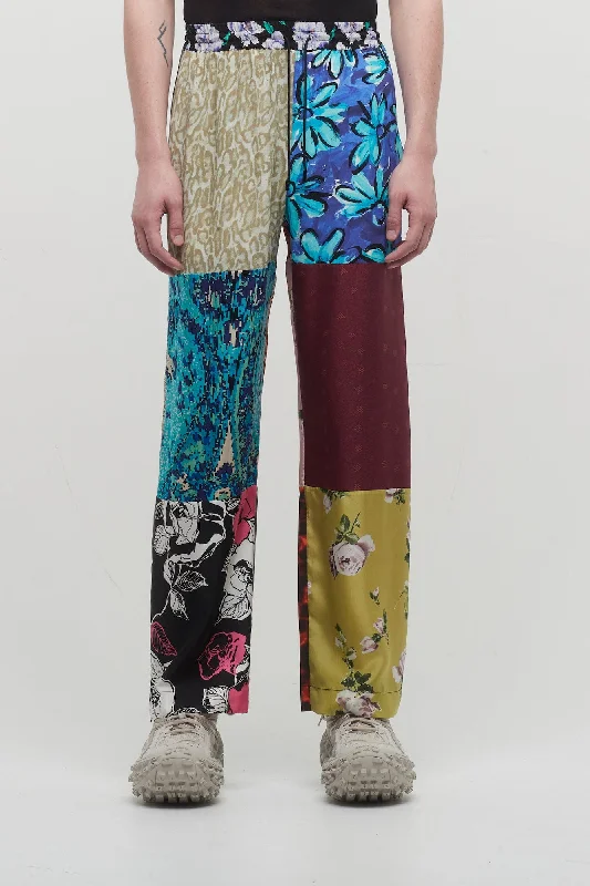 Men's Button-Fly Pants for a Traditional TouchMarine Serre Regenerated Silk Scarves Fluid Pants Men's Button-Fly Pants for a Traditional TouchMarine Serre Regenerated Silk Scarves Fluid Pants
