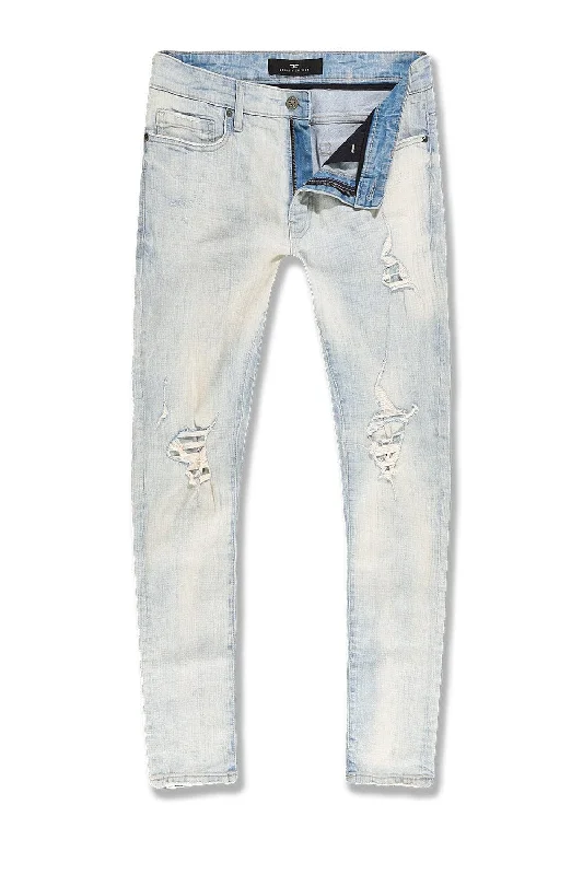 Men's Jeans with a Destroyed LookBig Men's Sean Divergence Denim (Arctic Wash)