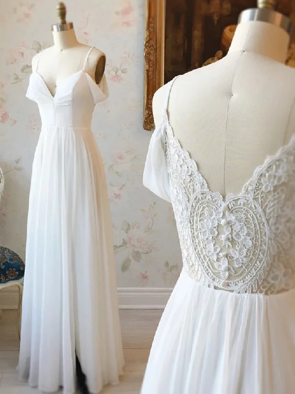 women's travel dressesOff Shoulder Lace Back Long Prom Dresses, Chiffon Simple Wedding Evening Dresses PO399 women's travel dressesOff Shoulder Lace Back Long Prom Dresses, Chiffon Simple Wedding Evening Dresses PO399