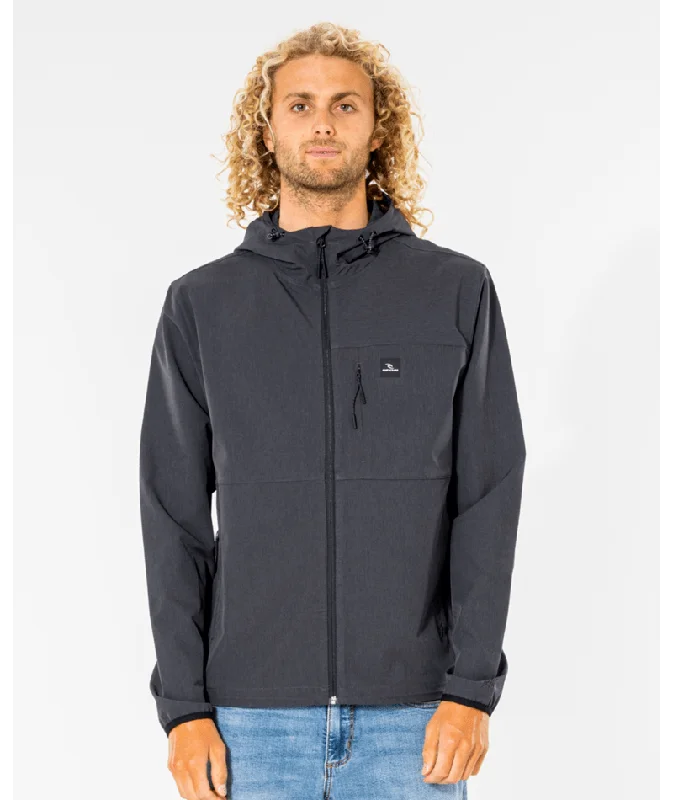Men's Coats for HikingRip Curl Anti Series Elite Jacket-Black