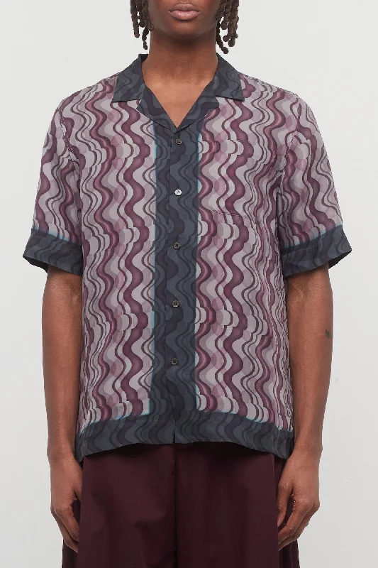 Comfortable Men's JoggersDries Van Noten Carltone Shirt in Purple