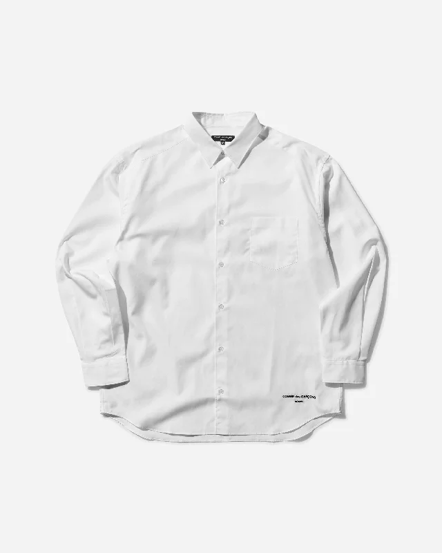 Men's Fishing Shirts for Water SportsMen's Cotton Broad Shirt White