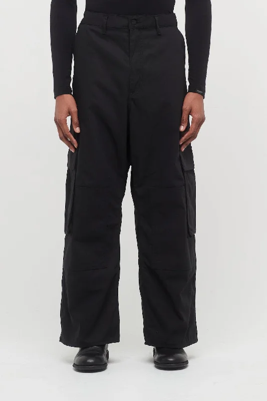 Men's Pants with Antimicrobial TreatmentJunya Watanabe MAN Cargo Pants in Black