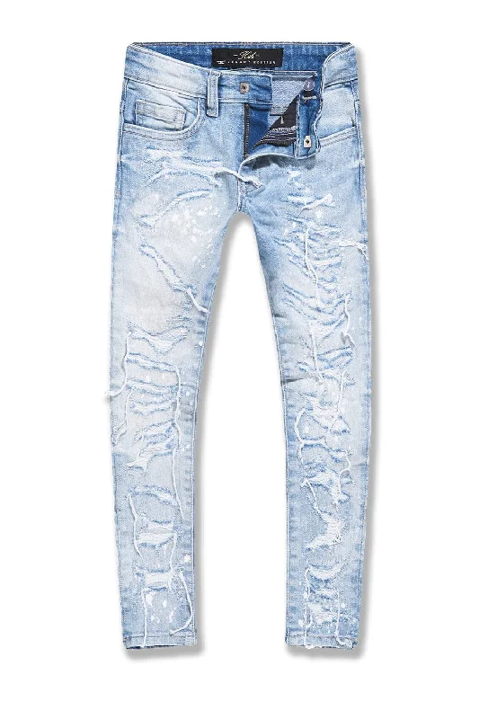 Men's Jeans with Elastic WaistbandsKids Gladiator Denim (Arctic Wash)
