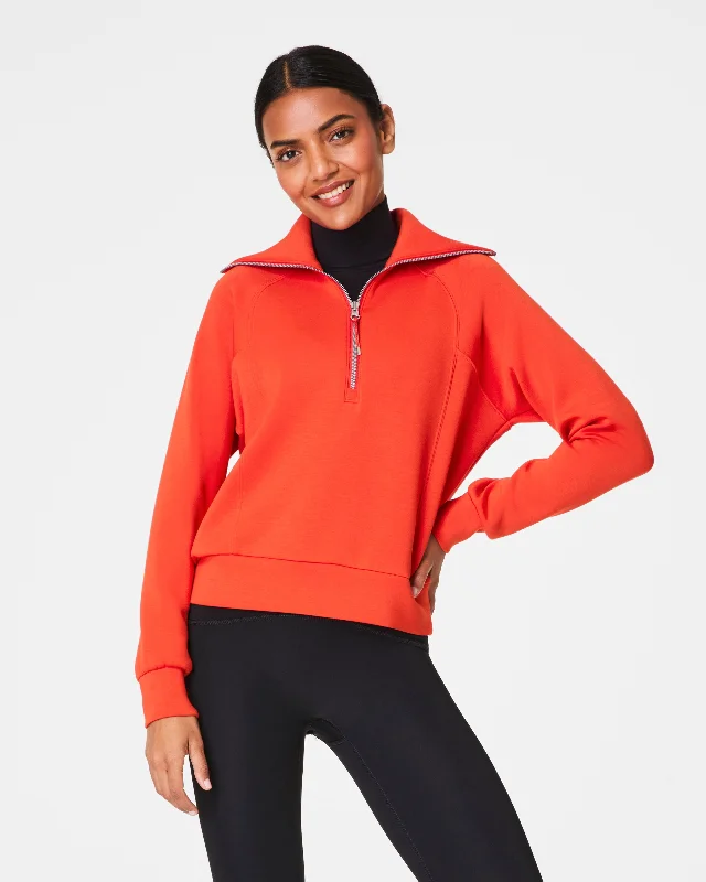 Waterproof Men's ParkasAirEssentials Half Zip- Poppy