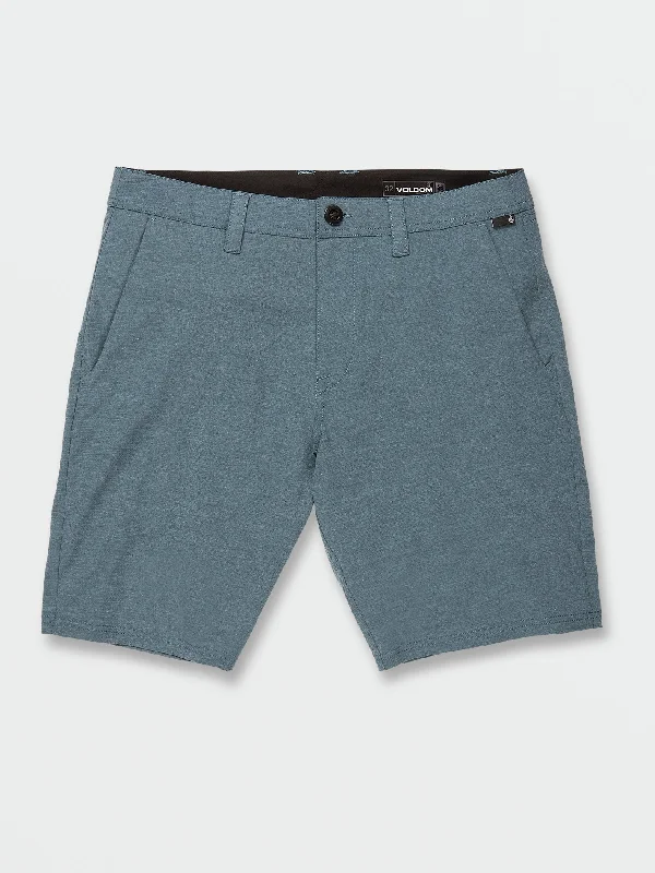 Men's Pants with Contrast StitchingBig Boys Frickin Cross Shred Static Shorts - Cruzer Blue Men's Pants with Contrast StitchingBig Boys Frickin Cross Shred Static Shorts - Cruzer Blue
