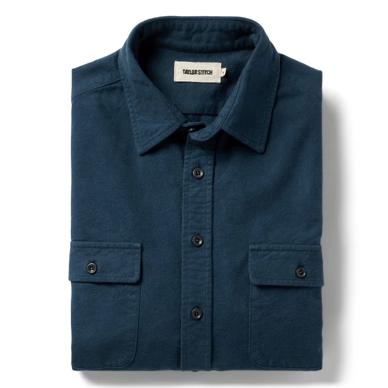 Men's Plaid Shirts for a Country CharmThe Yosemite Shirt in Prussian Blue