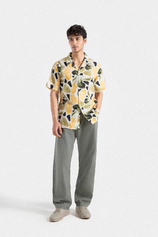 Men's V-Neck T-Shirts for a Flattering ShapeAbstract Pattern Shirt