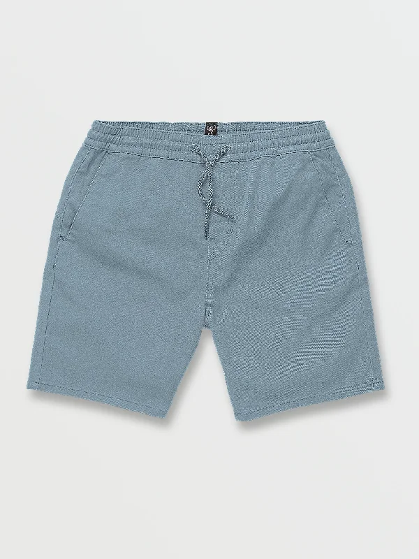 Men's Pants with Side PocketsBig Boys Frickin Elastic Waist Shorts - Slate Blue