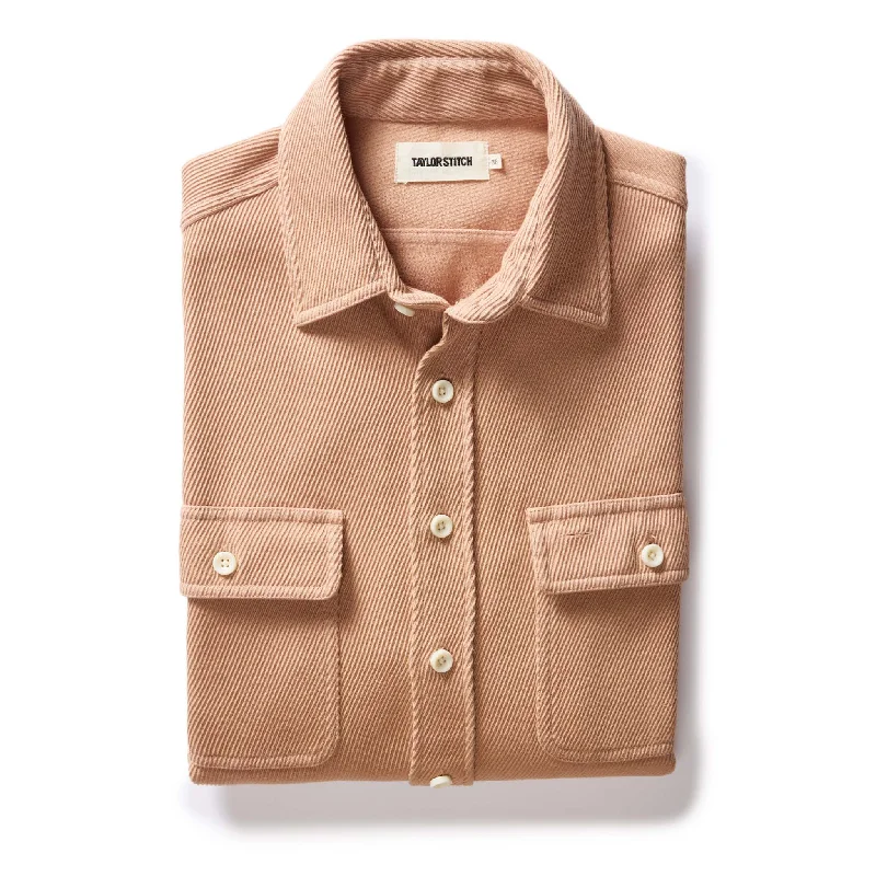 Durable Men's Work ShirtsThe Ledge Shirt in Dusty Coral Twill